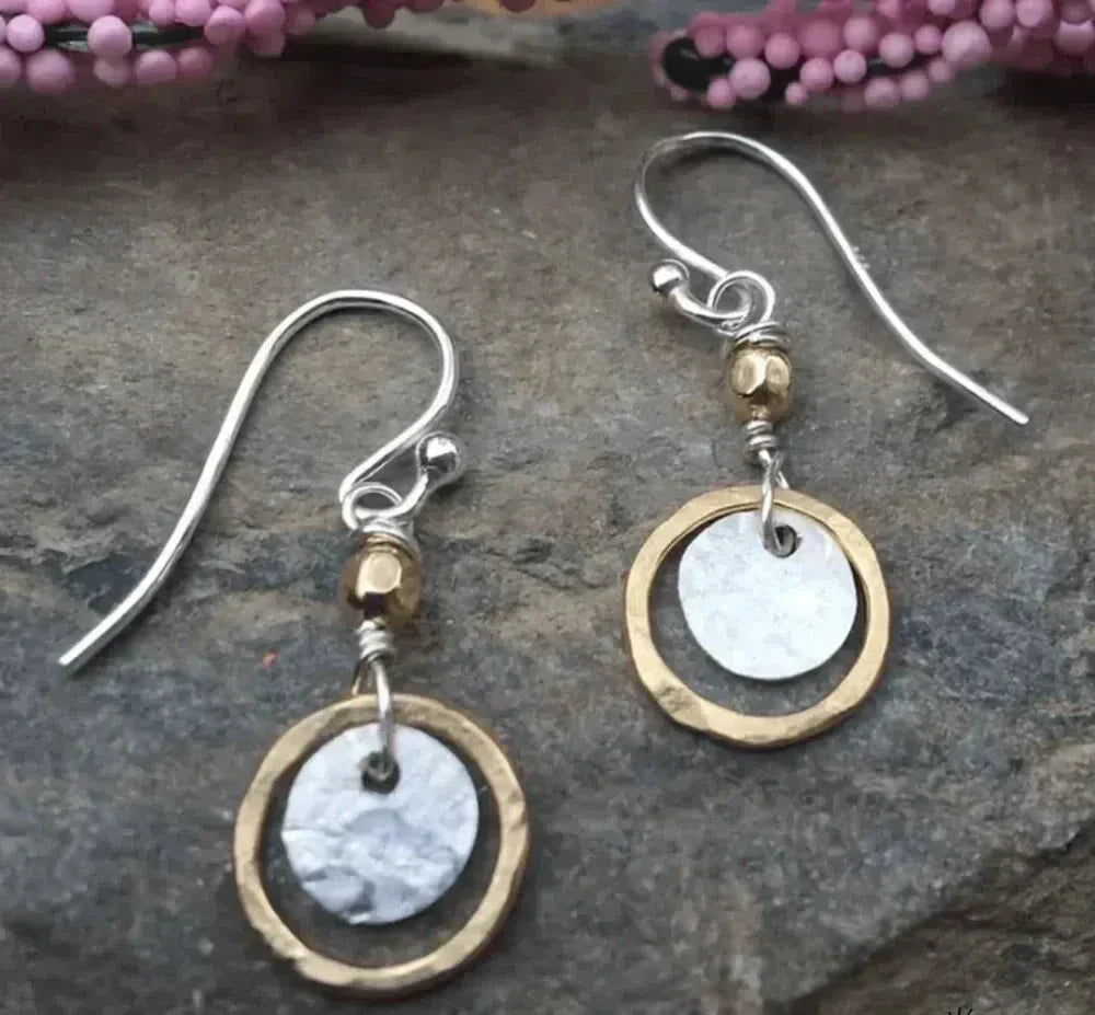 Vintage gold &amp; silver earrings